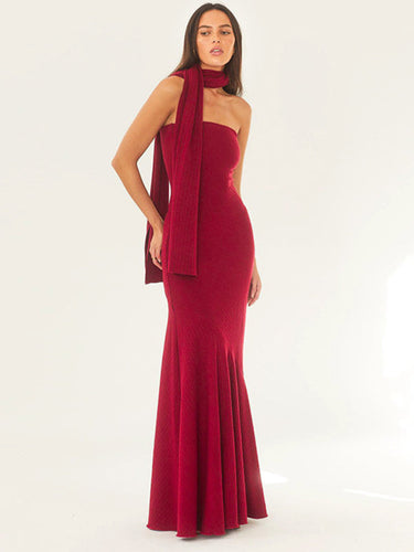 W&W Mode | Wickelsaum Schal Kleid