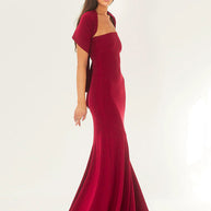 WW | Wickelsaum Schal Kleid