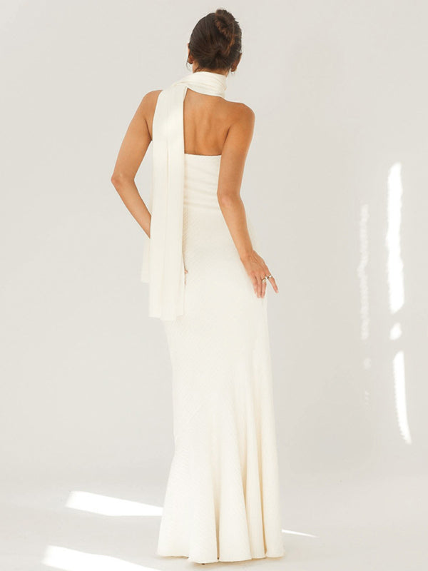 WW | Wickelsaum Schal Kleid
