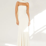 WW | Wickelsaum Schal Kleid