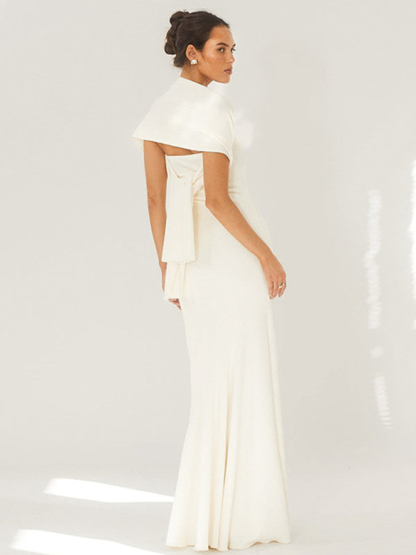 WW | Wickelsaum Schal Kleid