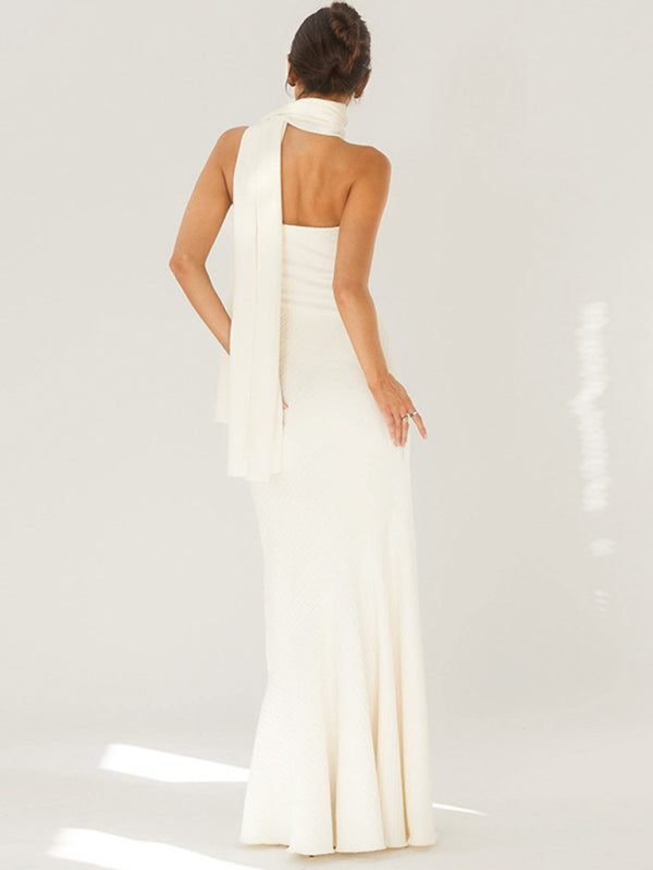 WW | Wickelsaum Schal Kleid