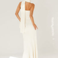 WW | Wickelsaum Schal Kleid