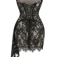 WW | Elegance Spitze Korsett Minikleid