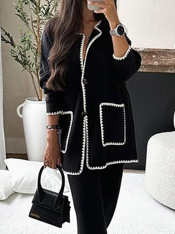 WW | Damen eleganter zweiteiliger Modeanzug set