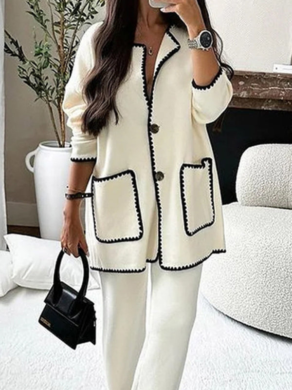 WW | Damen eleganter zweiteiliger Modeanzug set