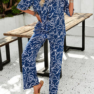 WW | Bedruckte Bluse & Hosen Satz