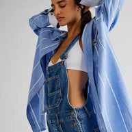 WW | Neuer Stil Jumpsuit lässig lose Denim Latzhosen