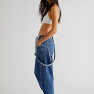 WW | Neuer Stil Jumpsuit lässig lose Denim Latzhosen