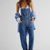 WW | Neuer Stil Jumpsuit lässig lose Denim Latzhosen