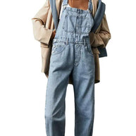 WW | Neuer Stil Jumpsuit lässig lose Denim Latzhosen