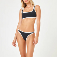 WW | Damen Bikini sexy schwarz und weiß Badeanzug Bikinis