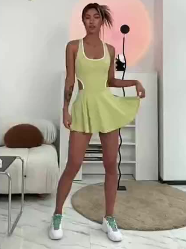 WW | Neue Tennisbekleidung Yogakleidung Outdoor-Sport Fitness Laufen Outdoor-Mode Sportkleid