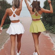 WW | Neue Tennisbekleidung Yogakleidung Outdoor-Sport Fitness Laufen Outdoor-Mode Sportkleid