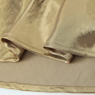 WW | Tiefer Rückenausschnitt metallisches Straps Kleid