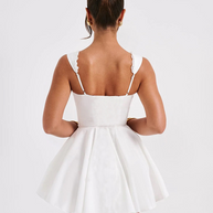 WW | Neues Rückeloses Sling-Spitzenkleid