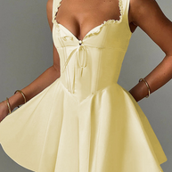 WW | Neues Rückeloses Sling-Spitzenkleid