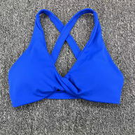 WW | Enganliegend schnelltrocknender Sport Yoga-BH für Outdoor-Laufen Cross-Back Fitness-Unterwäsche