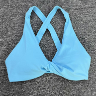 WW | Enganliegend schnelltrocknender Sport Yoga-BH für Outdoor-Laufen Cross-Back Fitness-Unterwäsche