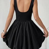 WW | Neues Ärmelloses Blumiger Minikleid Weste Kleid