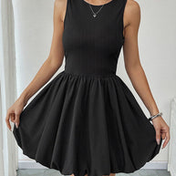 WW | Neues Ärmelloses Blumiger Minikleid Weste Kleid