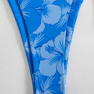 WW | Blumenmuster Halterneck-Bikini