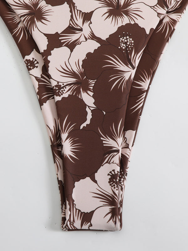 WW | Blumenmuster Halterneck-Bikini