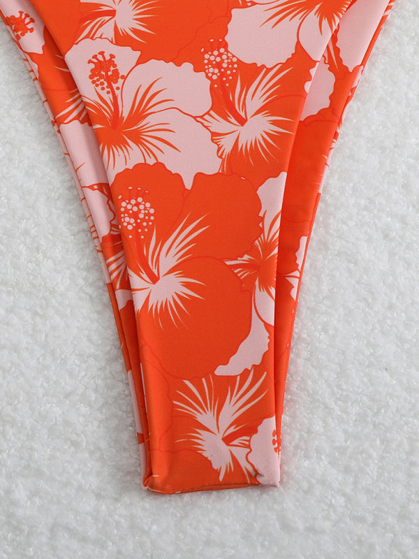 WW | Blumenmuster Halterneck-Bikini