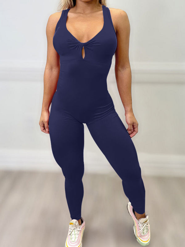 WW | Damen sexy rückenfreies Yoga Fitness Overall