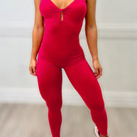WW | Damen sexy rückenfreies Yoga Fitness Overall