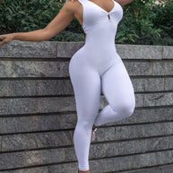 WW | Damen sexy rückenfreies Yoga Fitness Overall