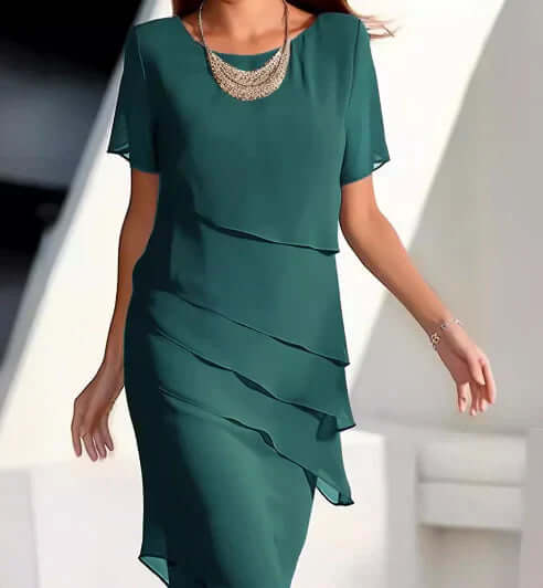 WW | Marineblaues Ärmelloses Einfaches Minikleid