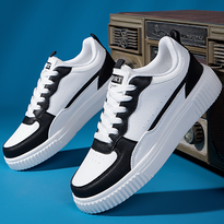 Myriam - Schnürbare Plateau-Sneakers