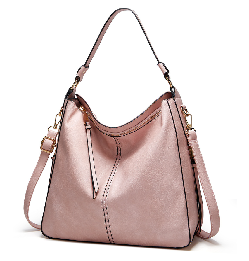 WW | Leder Tasche Mit Großer Kapazität Und Seitenfächern