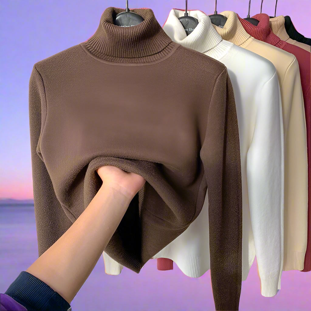 WW | Gemütlicher Woll Rollkragenpullover für Damen