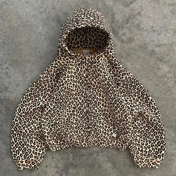 WW | Satz Aus Sweatshirt Und Hose Mit Leopardenmuster Peroni