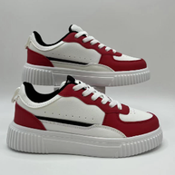 Myriam - Schnürbare Plateau-Sneakers