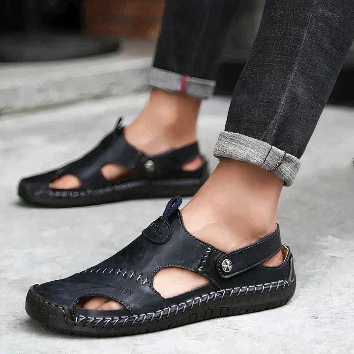 W&W Mode | Orthopädische Ledersandalen