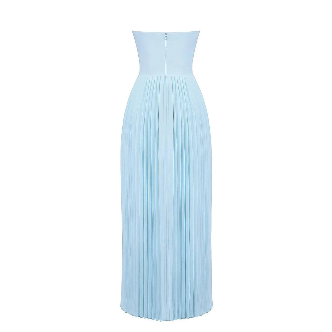 W&W Mode | Luxuriöses Schulterfreies Maxikleid