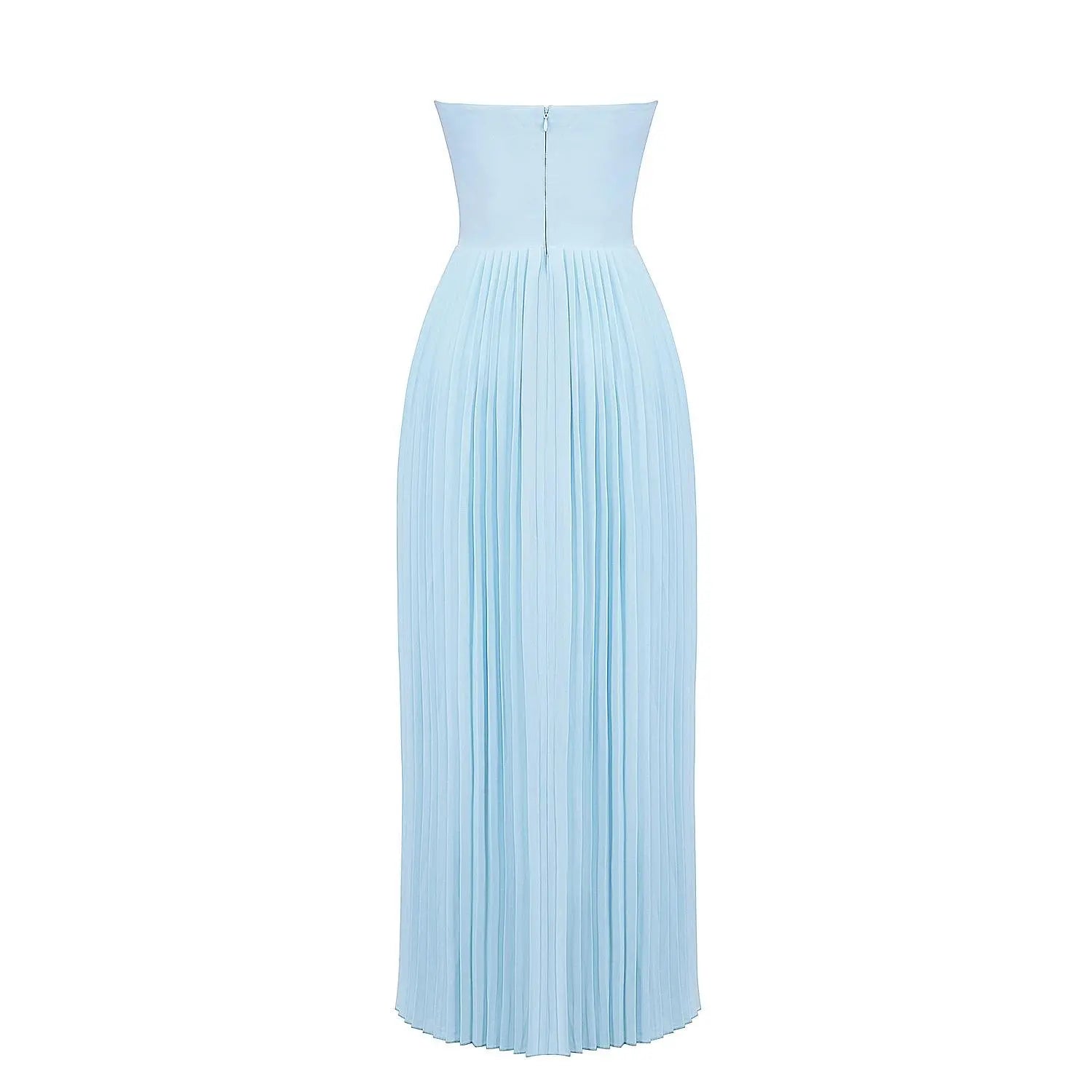 WW | Luxuriöses Schulterfreies Maxikleid