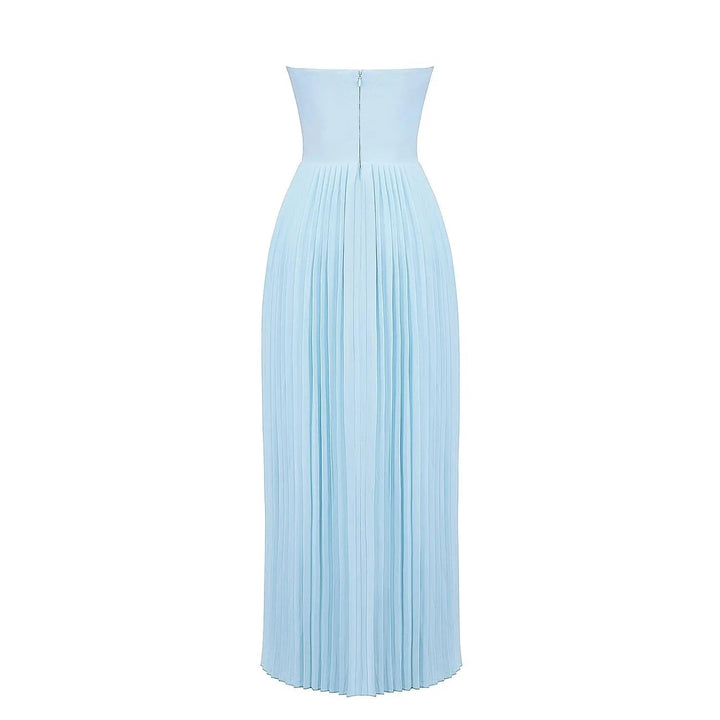 W&W Mode | Luxuriöses Schulterfreies Maxikleid