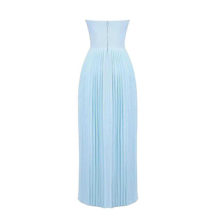 WW | Luxuriöses Schulterfreies Maxikleid