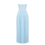 WW | Luxuriöses Schulterfreies Maxikleid