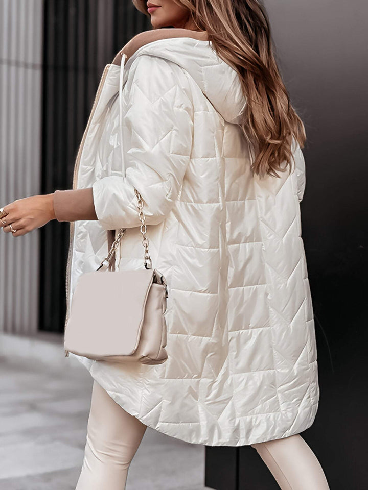 W&W Mode | Damen Puffermantel mit Kapuze