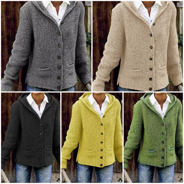 WW | Strickcardigan mit Kapuze