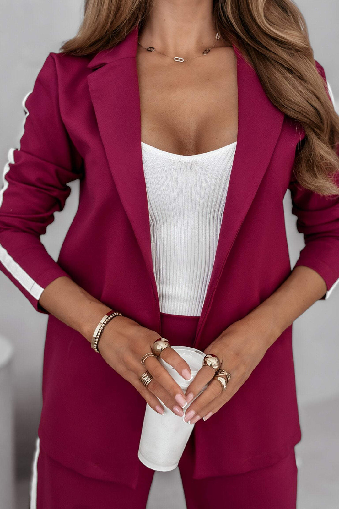 W&W Mode | Raffinierter Luxus Blazer-Set für Damen