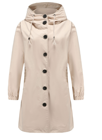 W&W Mode Wasserdichte Jacke mit Kapuze