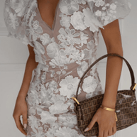 WW | Blumen Minikleid Mit Puffärmeln Für Frauen