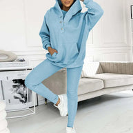 WW | Zweiteilige Damen-Set mit Kapuzenpullover