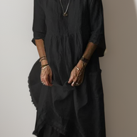 WW | Damen Leinen Kleid